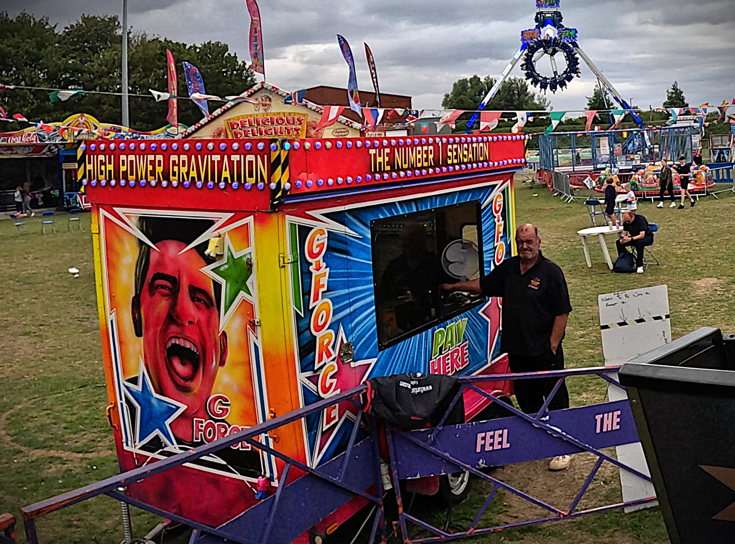 Zoe Tuckers G-Force ride at Cleethorpes Showground